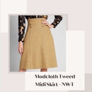 Modcloth Tweed Skirt